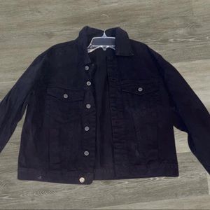 black denim jean jacket